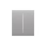 Ajax CenterButton, dvoutlačítkový, fog